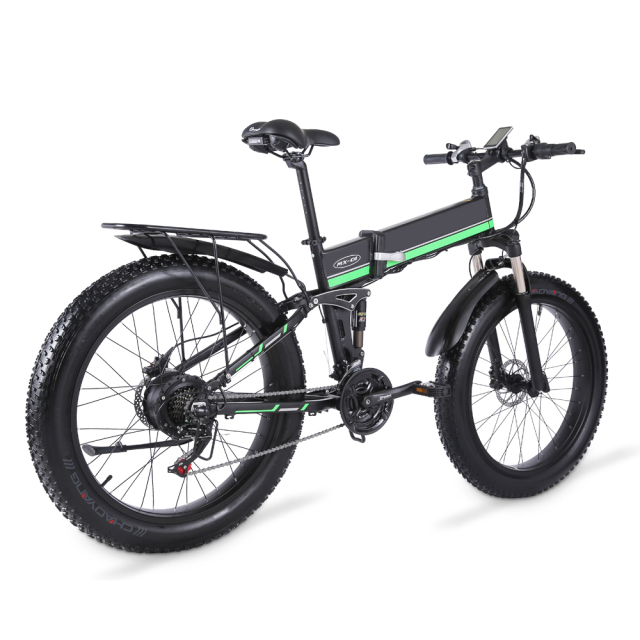 EU-US freeshipping fast delivery 48V 13Ah 1000W  LED Display  Folding Snow Electric Bicycle