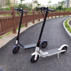 EU/UK fast shipping 8.5 inches Solid tire 350W Long endurance Aluminum alloy Foldable scooters