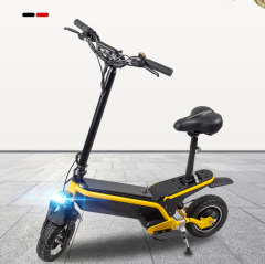 500W/36v/48V 2 Wheels Foldable Upgraded Version Powerful Adult  with Seat Lithium Battery Electric Scooter