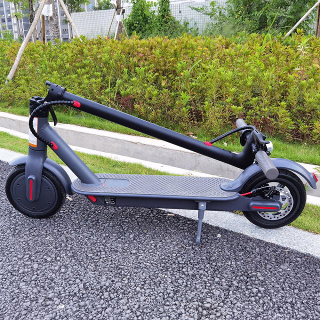 EU/UK fast shipping 8.5 inches Solid tire 350W Long endurance Aluminum alloy Foldable scooters