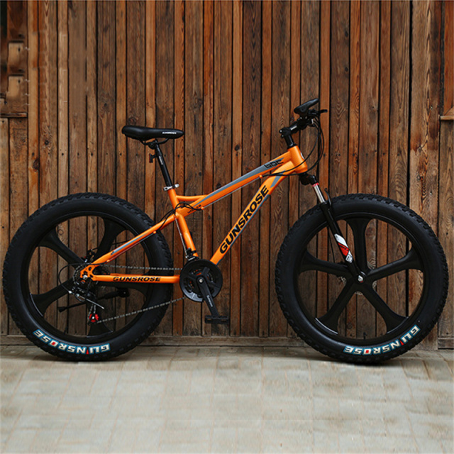 26 Inch Fat Bike mountain Snow and Mountain Bicycle 30 speed bikes