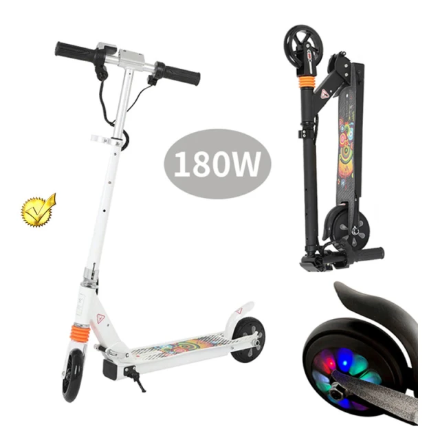 180W portable electric scooter for children gifts