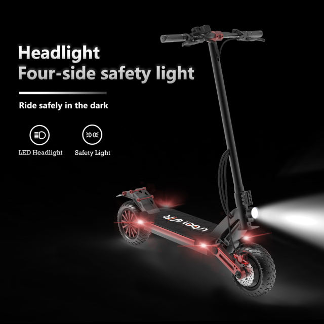 US free shipping 1600W 10inch Offroad Tire Foldable  Aluminium Alloy  city scooter FOR ADULTS