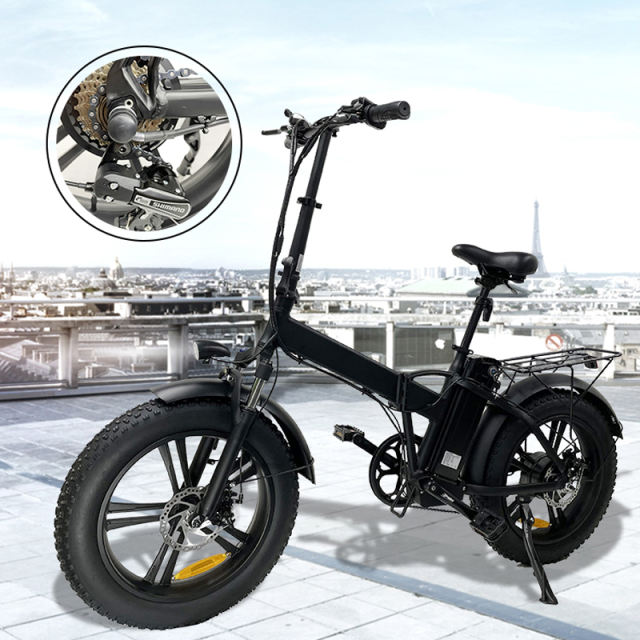 EU fast delivery  500W 48V 20 inch Fat Tire Folding Electric Bike