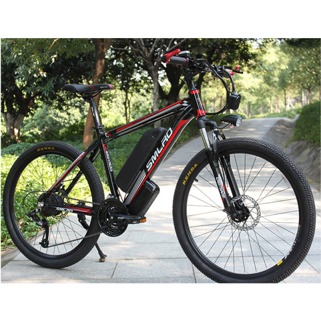 EU fast delivery Popular E Bike 48V 13Ah 1000W Mountain Power Time Charging C6 E Bike Bicycle 26 Inch Electric Bicycle