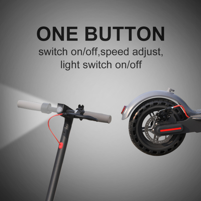 EU/UK fast shipping 8.5 inches Solid tire 350W 36V/10.4Ah e scooters city scooter  APP  Foldable ebike scooter GOOD PRICES