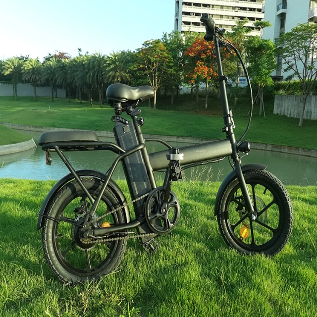 EU fast delivery  250W 36V 16 inches electric bicycle high quality Electric power ride mode