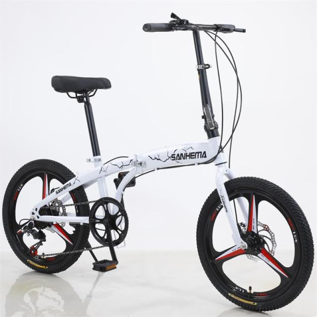 7-Speed Mechanical Disc Brake High Carbon Steel Folding Bike