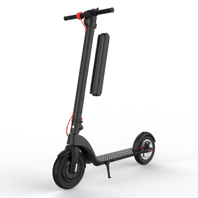 350W 10A e scooters  AD-X8  3 second fast fold Embedded battery City Scooter