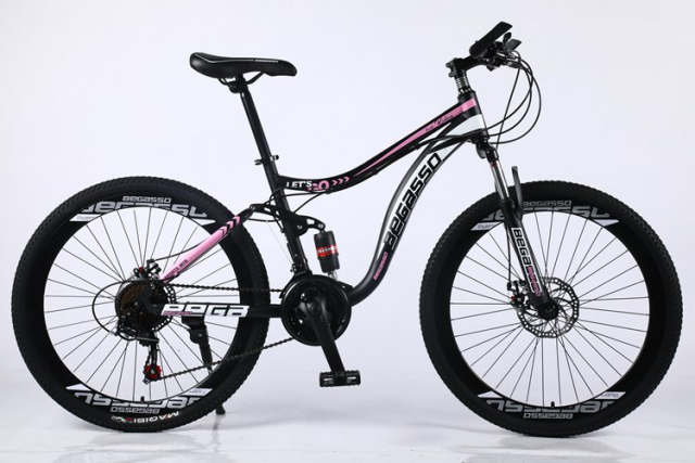 21-30 Speed Full Suspension High Steel Frame Mountain Bike