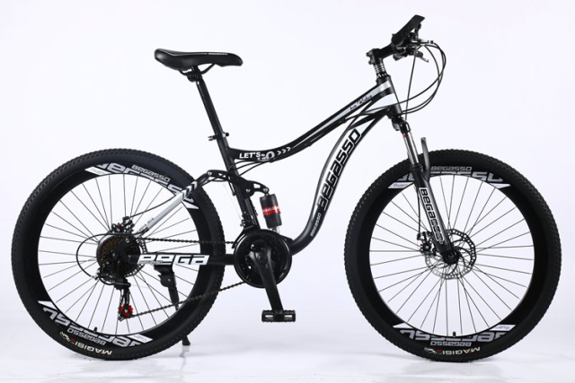 21-30 Speed Full Suspension High Steel Frame Mountain Bike