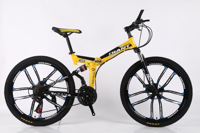 24&quot;&amp;26&quot; Inch High Carbon Steel Frame Folding Mountain Bike