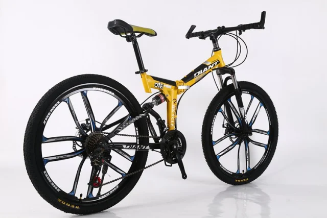 24"&26" Inch High Carbon Steel Frame Folding Mountain Bike