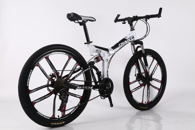 24"&26" Inch High Carbon Steel Frame Folding Mountain Bike