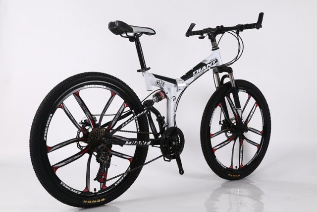 24&quot;&amp;26&quot; Inch High Carbon Steel Frame Folding Mountain Bike