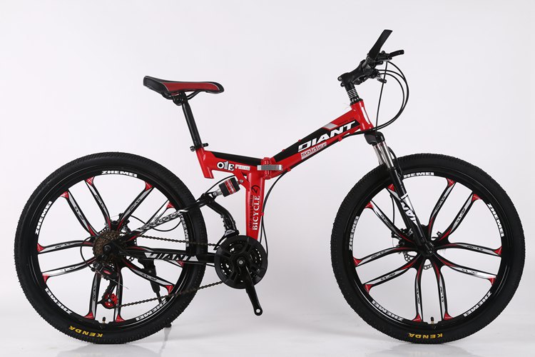 24"&26" Inch High Carbon Steel Frame Folding Mountain Bike