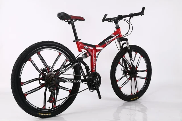 24"&26" Inch High Carbon Steel Frame Folding Mountain Bike