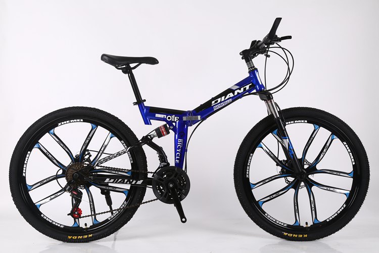 24"&26" Inch High Carbon Steel Frame Folding Mountain Bike