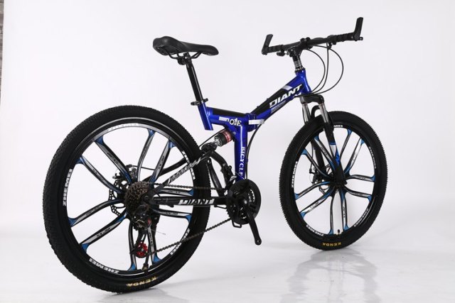 24&quot;&amp;26&quot; Inch High Carbon Steel Frame Folding Mountain Bike