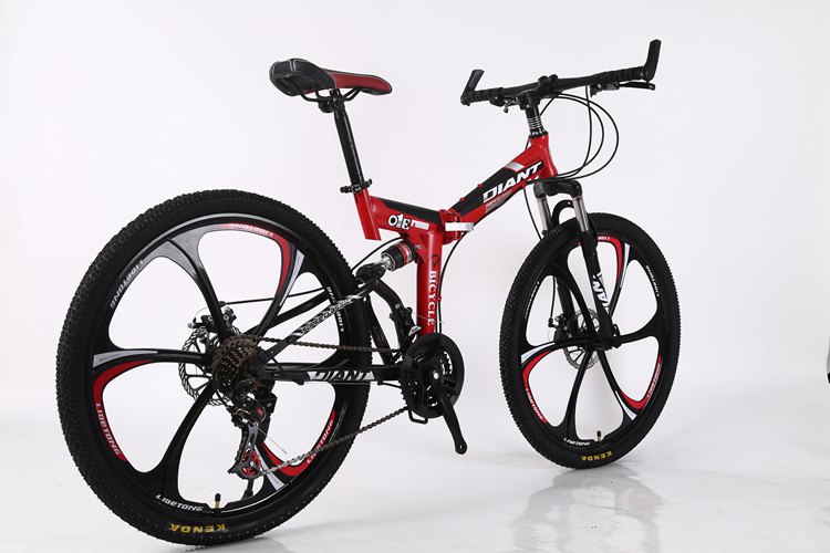 New Carbon Mountain Folding Full Suspension Bike