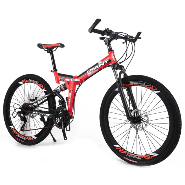 High Quality 26 Inch Double Disc Folding Mountain Bike