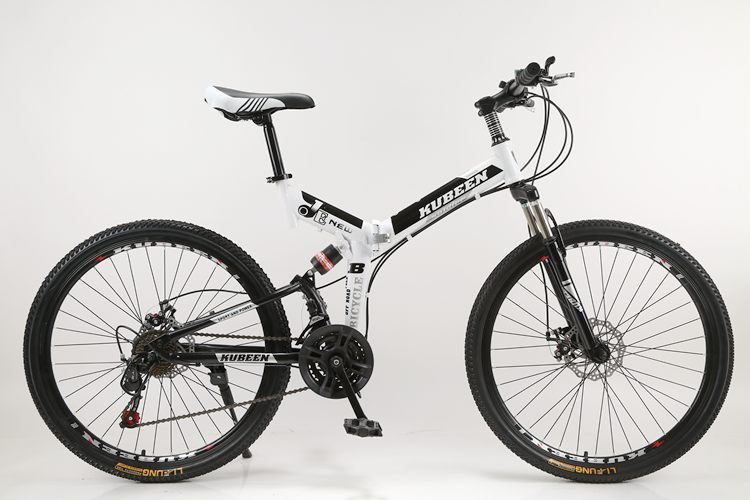 24"&26" Inch Folding Double Shock Disc Brake Variable Speed Carbon Steel Frame Bike