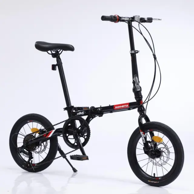 High Quality Carbon Fiber Folding Shift Dual Disc Brake Bike