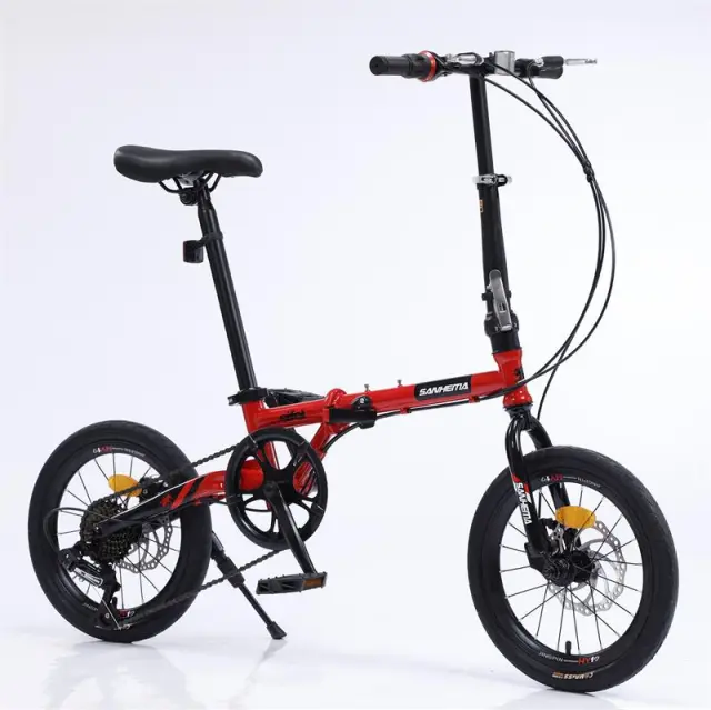 High Quality Carbon Fiber Folding Shift Dual Disc Brake Bike