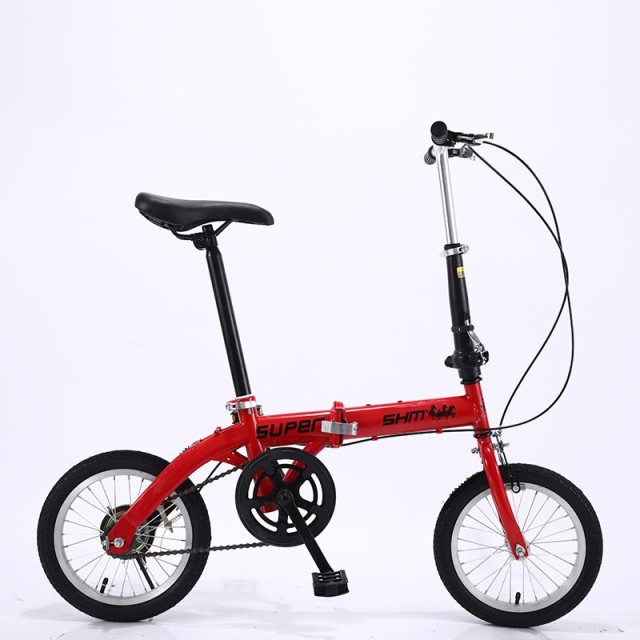 14 Inch Folding Ultra-light Portable Disc Brake Variable Speed Small Wheel Bicycle