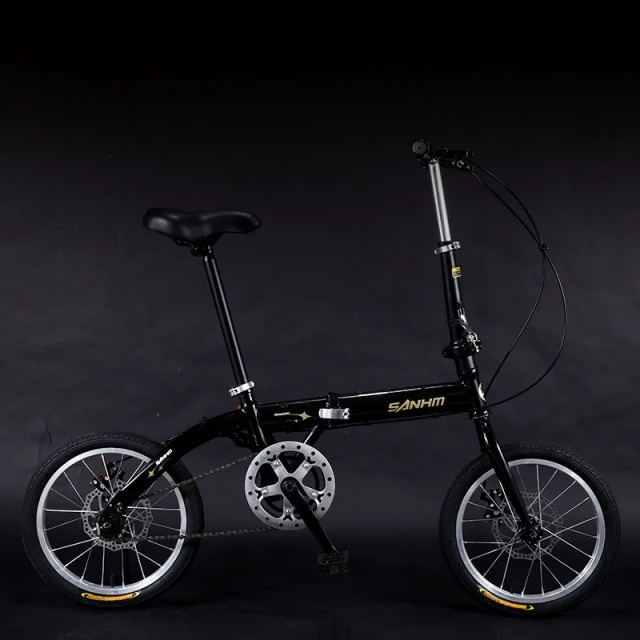 16 Inch Cheap Non Electric Double Wall Aluminum Ring Folding Bike