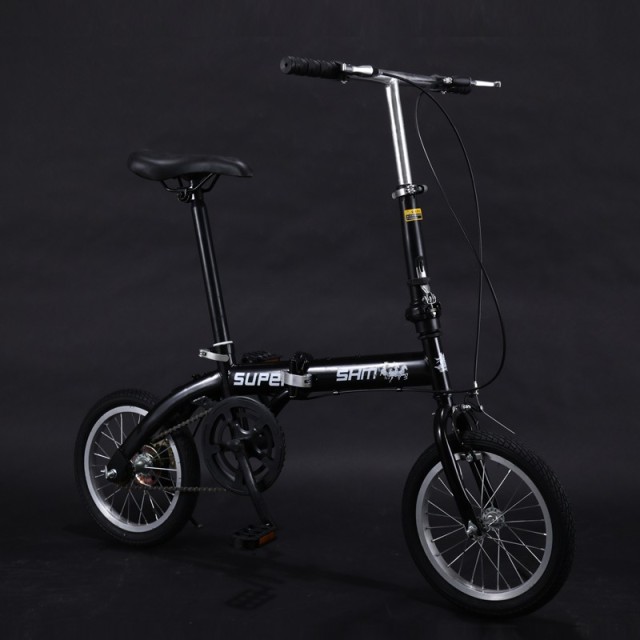 14 Inch Folding Ultra-light Portable Disc Brake Variable Speed Small Wheel Bicycle