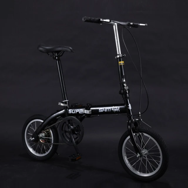 14 Inch Folding Ultra-light Portable Disc Brake Variable Speed Small Wheel Bicycle