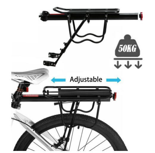 Alloy Bicycle Rear Rack Mountain Bike Carrier Bracket Pannier Luggage Seat