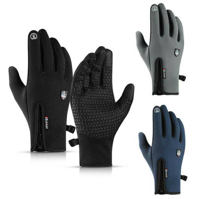 Motorbike Winter Thermal Gloves Windproof Warm Motorcycle Riding Racing Sports