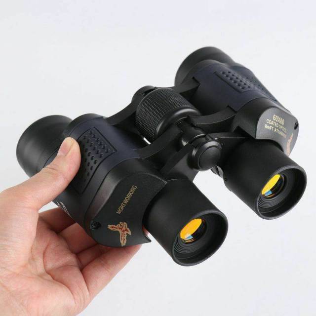 60X60 Zoom Binoculars DayNight Vision Travel Outdoor HD Hunting Telescope Bag