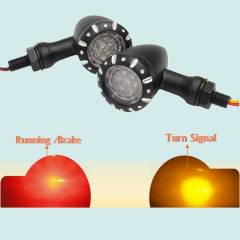 Motorcycle LED Brake Running Turn Signal Lights For Harley Dyna Bobber Chopper