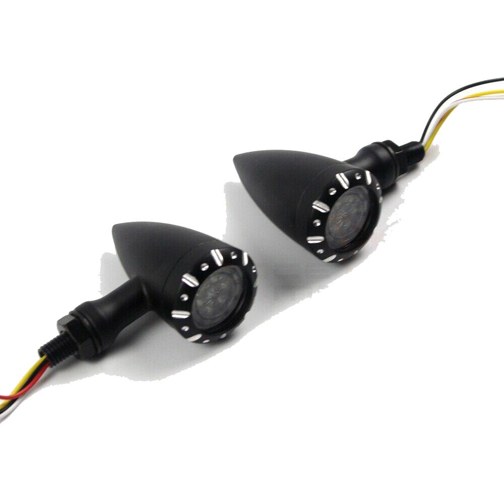 Motorcycle LED Brake Running Turn Signal Lights For Harley Dyna Bobber Chopper