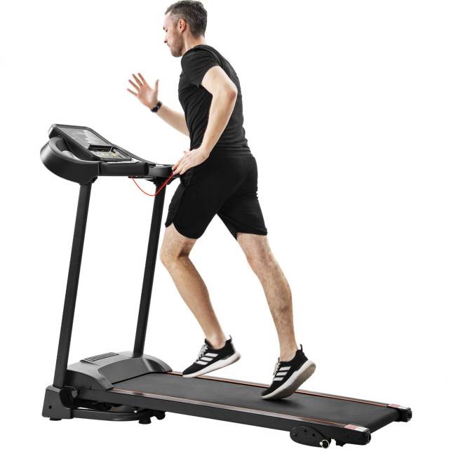 Compact Easy Folding Treadmill Motorized Running Jogging Machine +Audio Speaker
