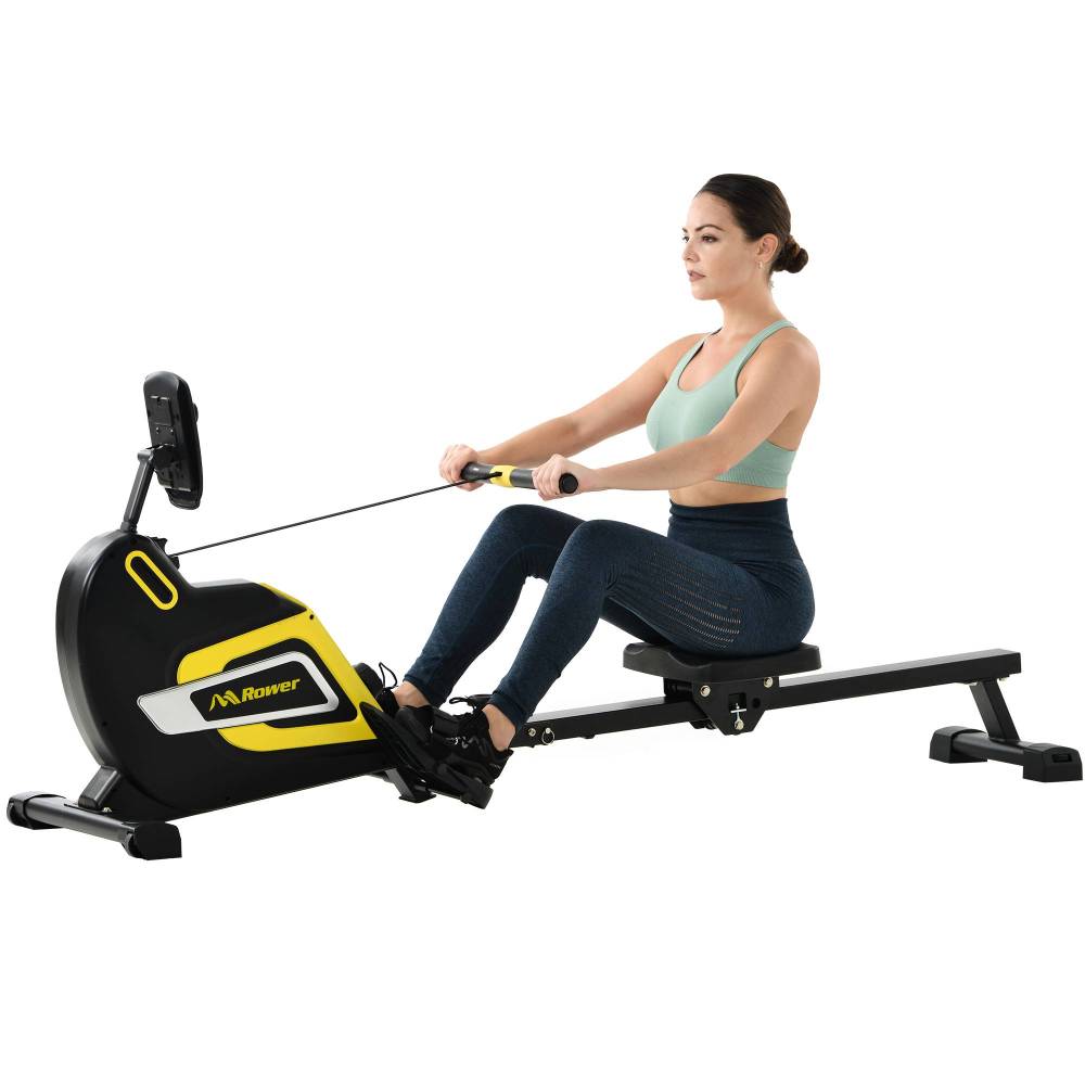Magnetic Rowing Machine Folding Rower with 14 Level Resistance Adjustable