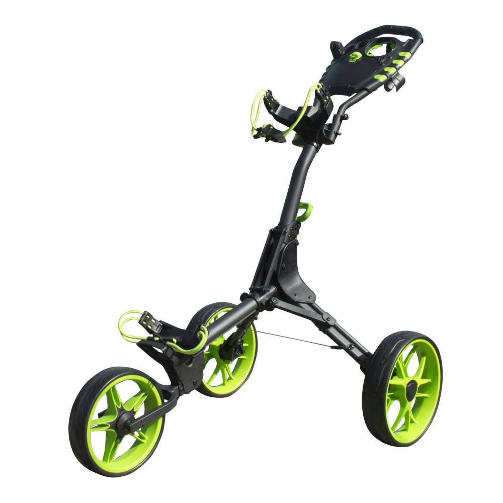 Compact Push Trolley With Competitor Folding Aize and Umbrella Holder