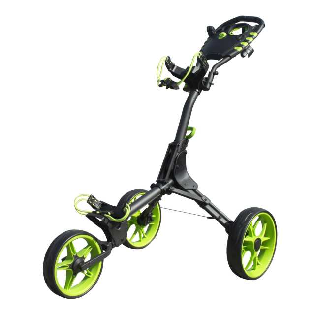 Compact Push Trolley With Competitor Folding Aize and Umbrella Holder