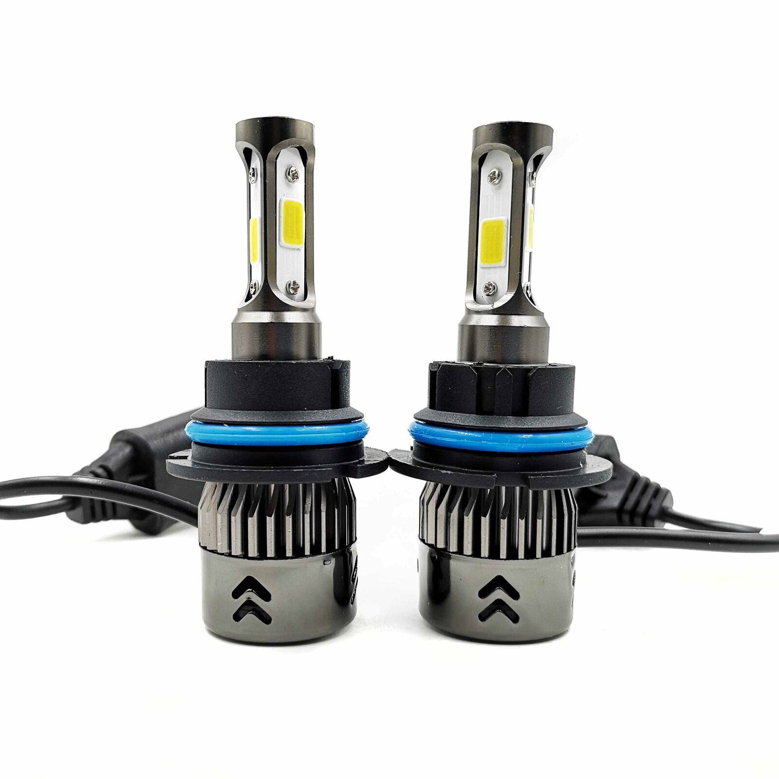 2PCS 9007 HB5 LED Headlight Kit Hi/Lo 315000LM Car Light Bulbs 8000K Ice Blue