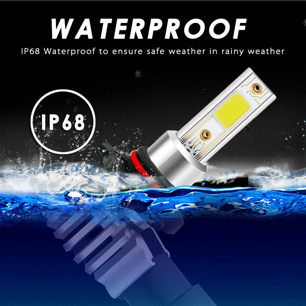 9006 HB4 LED Headlight Bulbs Kit Low Beam 6000K White 3005W 450750LM Foglight