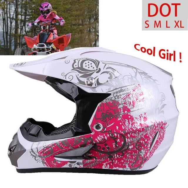 DOT Youth Kids Helmet Off Road Dirt Bike ATV Motocross Moorcycle Racing