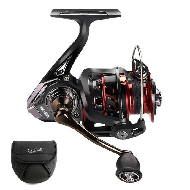 Spinning Reel, Ultralight Fishing Reel with Cover for Saltwater / Freshwater
