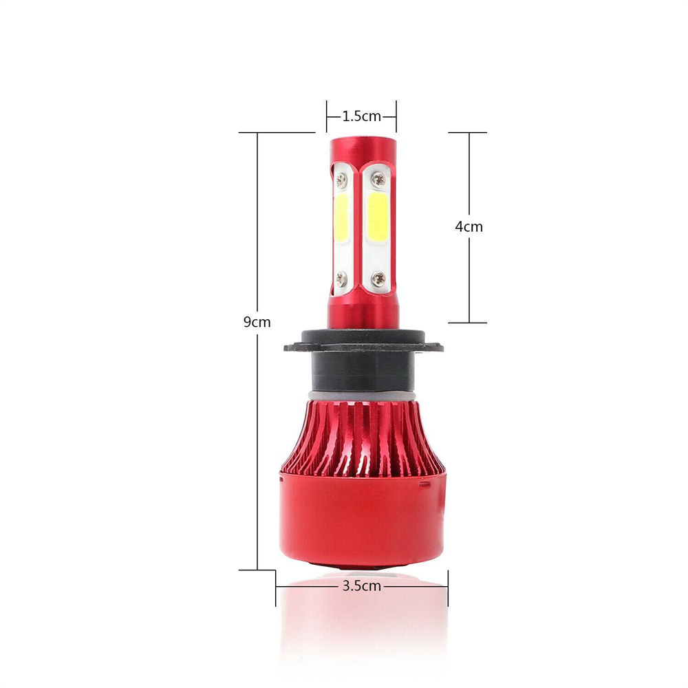 H7 2200W 330000LM LED CAR HEADLIGHT KIT 6000K REPLACE HALOGEN HID XENON BULBS
