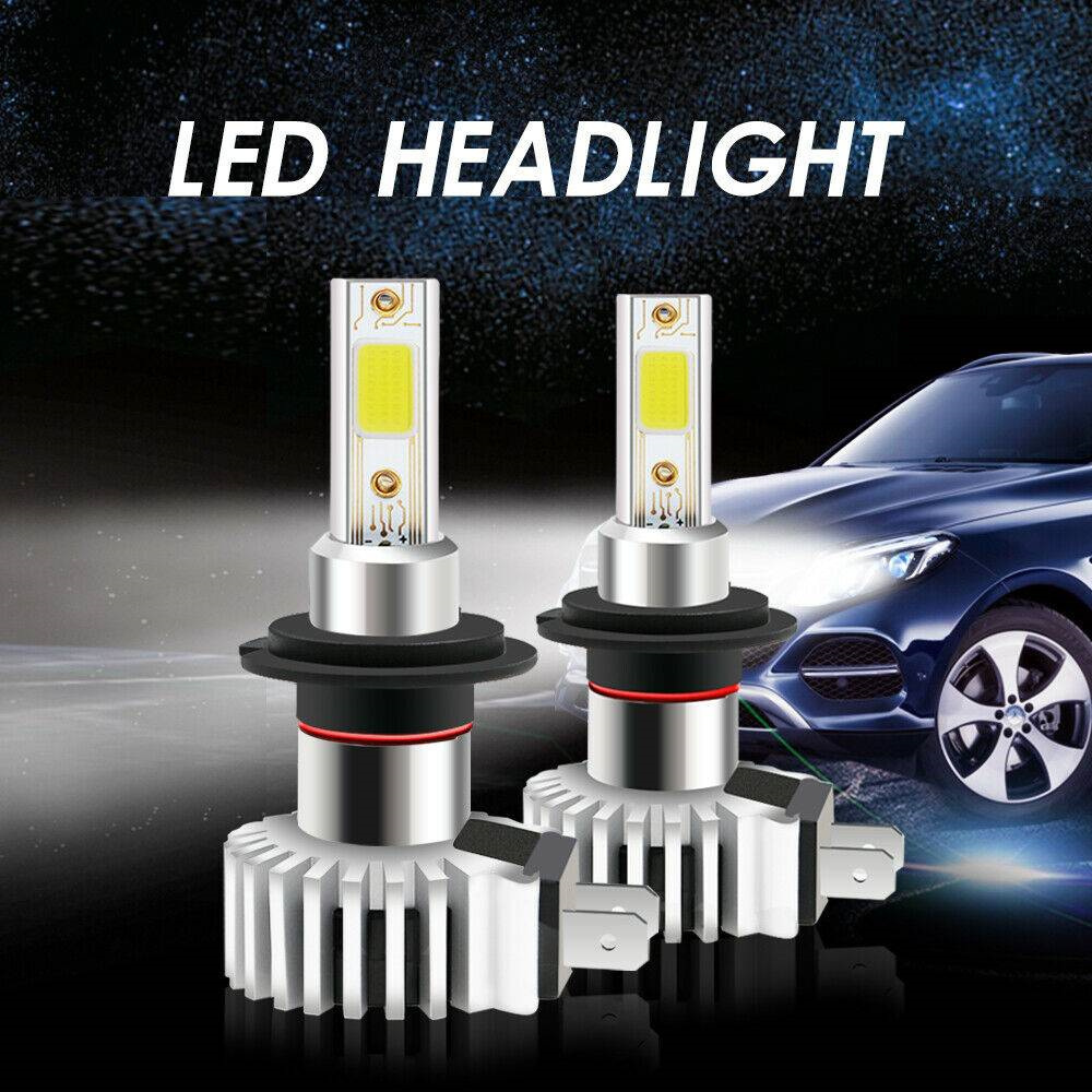 1500W 225000LM CREE LED Headlight Kit H7 6000K White High Power Bulbs One Pair