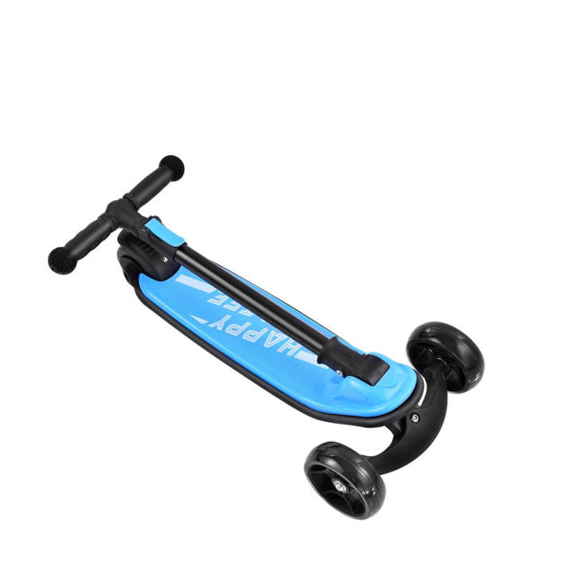 Portable Children's Scooter Kids Tricycle Car Balance Bike Toy Blue