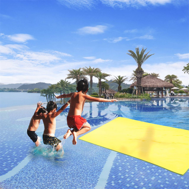 90'' x 3FT Floating Water Mat Foam Pad Lake Floats Lily Pad with Storage Straps