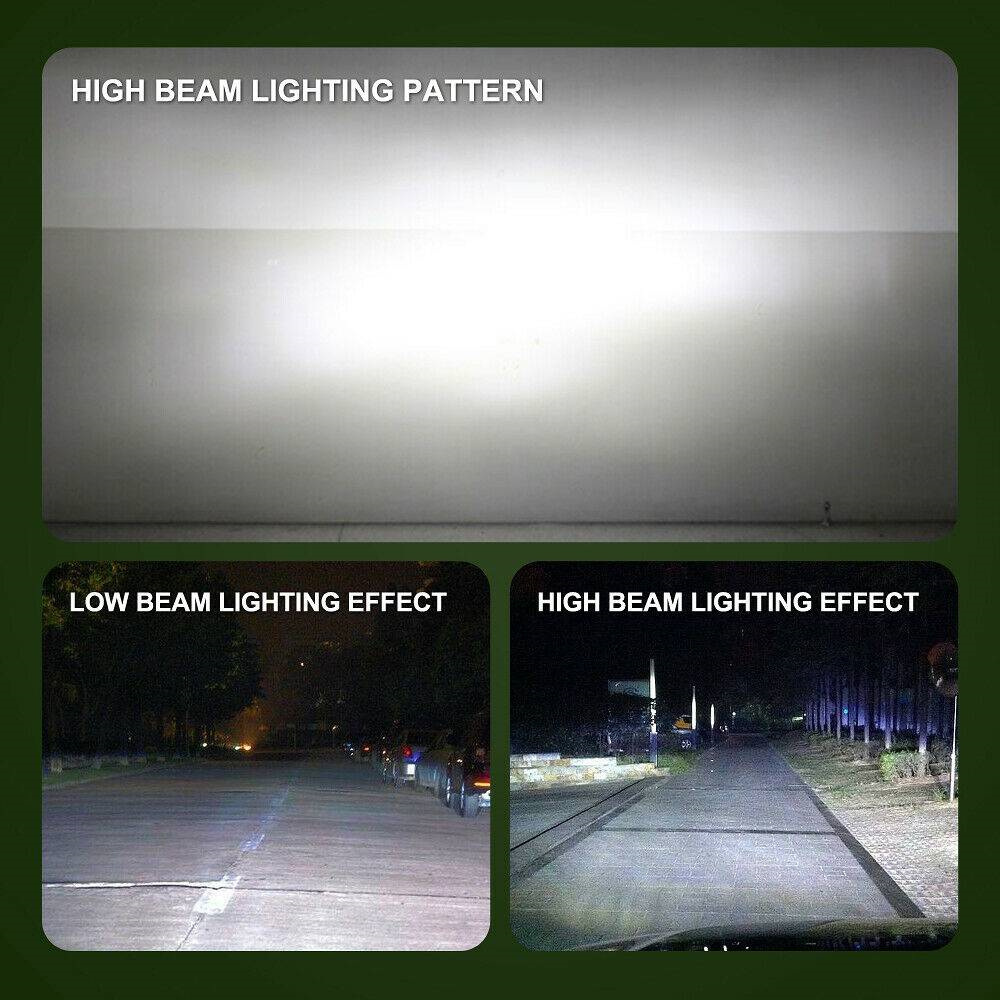 2PCS H13 9008 CREE LED Headlight Conversion Kit 285000LM HI-LO Beam Bulbs 6000K
